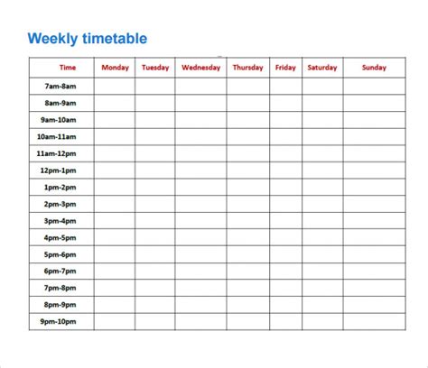 opms timetable pdf download|Timetable templates for PDF .